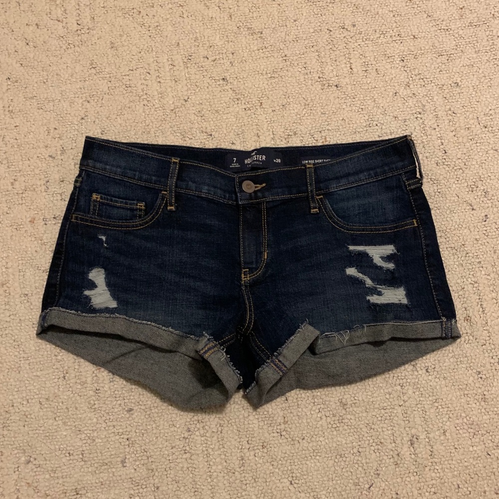 Hollister Ripped Jean Shorts